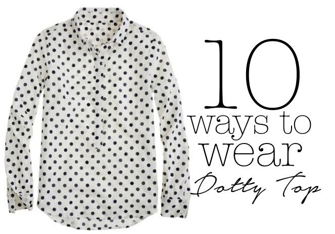10 ways to wear dotty top