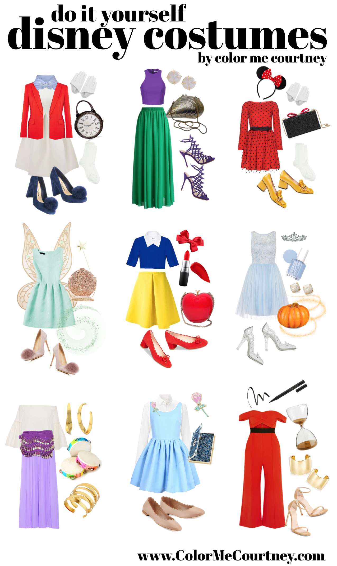 snow white inspired outfits