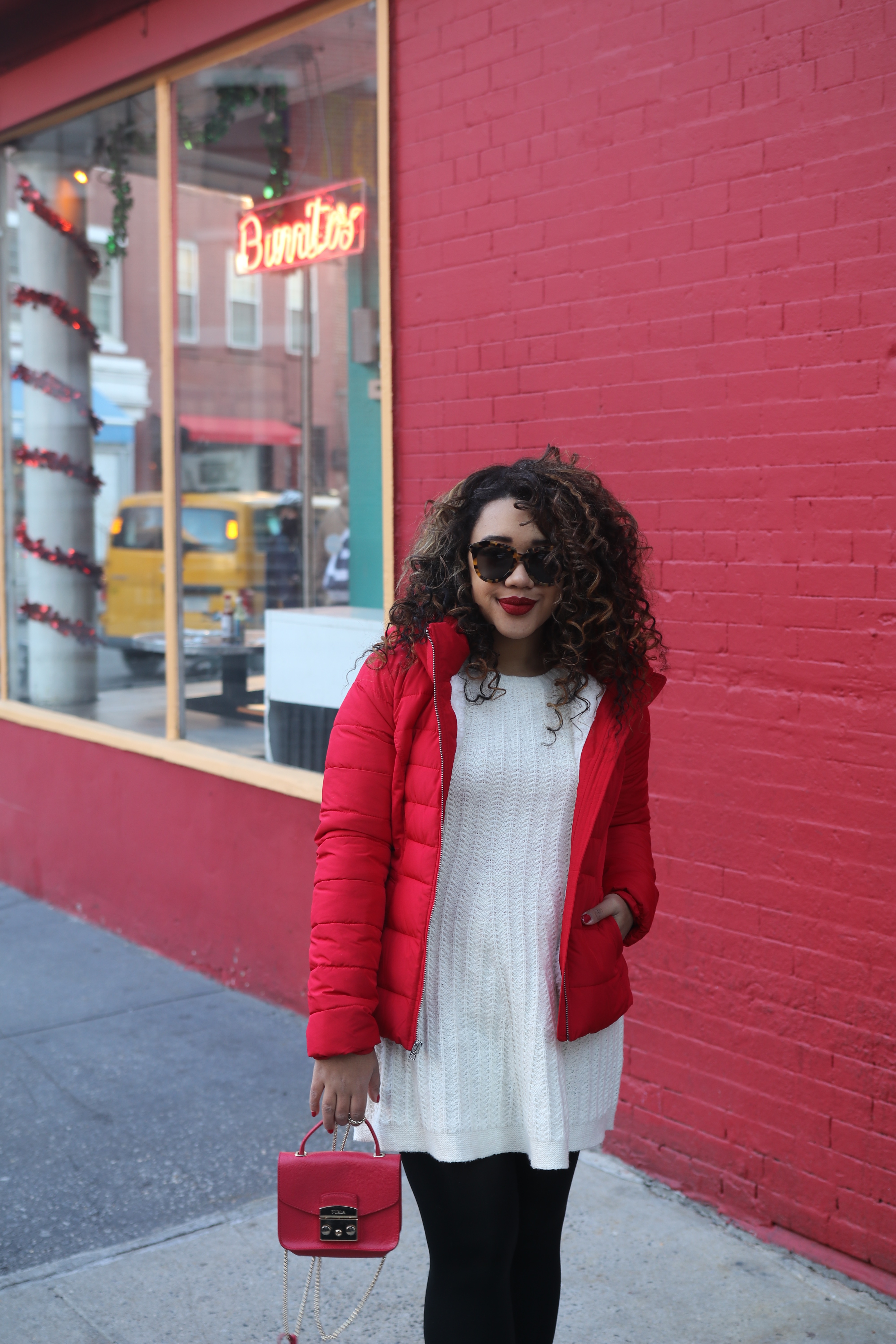 Color Me Courtney - Red Fall Coat
