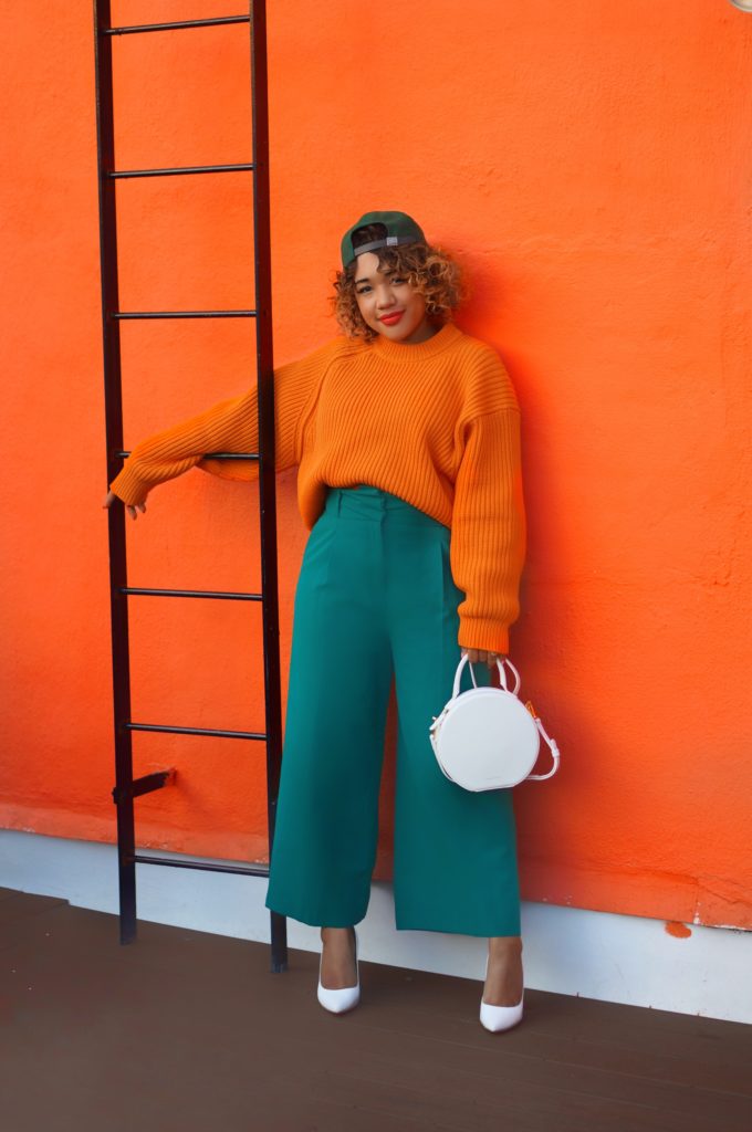 Color Me Courtney O G Orange Green