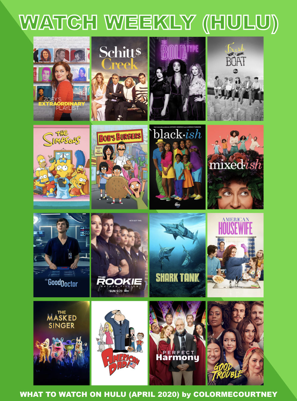 Color Me Courtney - Best TV Shows to Binge Watch on Hulu